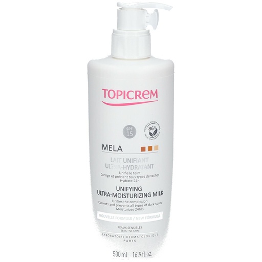 Topicrem Mela Lait Ultra Hydratant 500 ML
