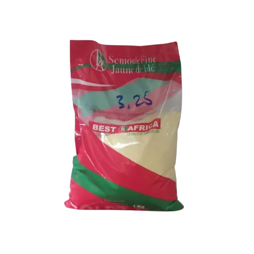 Ba Semoule de Ble Fine Jaune 1 KG