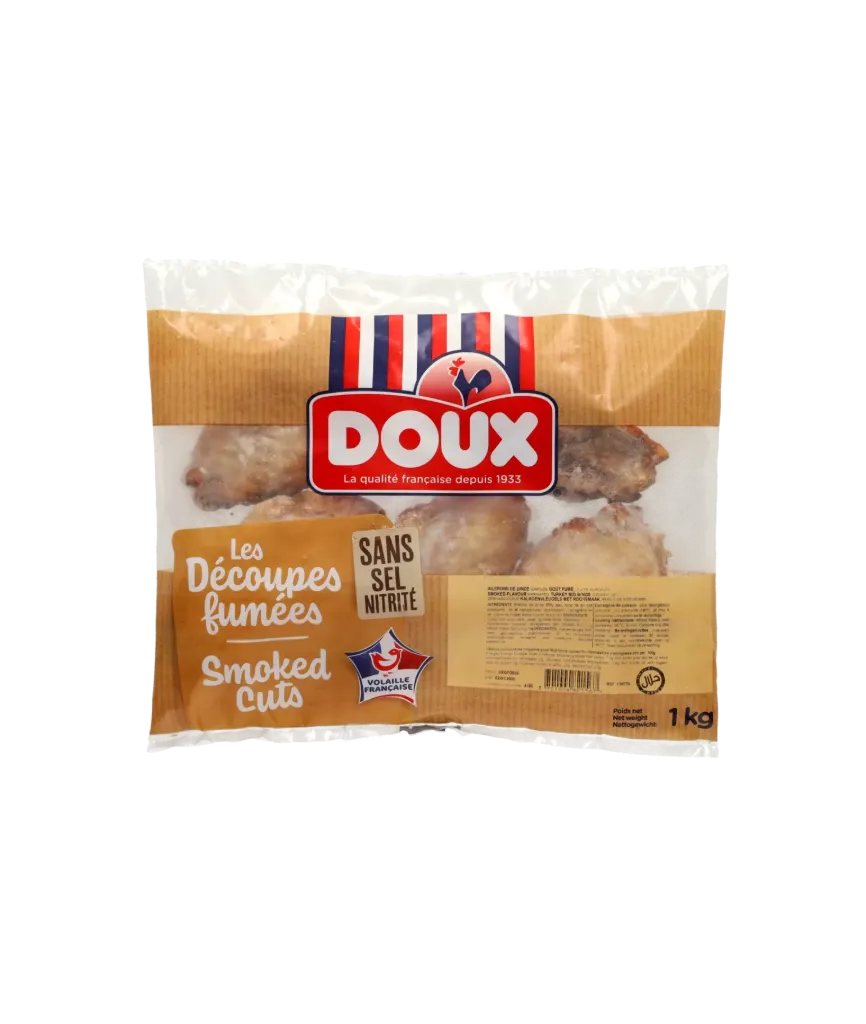 Mild Gerookt Turkey Wings Halal (france) 1 KG