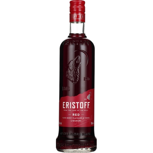 Eristoff Vodka Rood 18% 70 CL