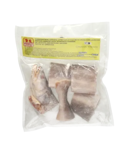 Perfit Croaker Steaks African Style With Head (guyana) 1 KG