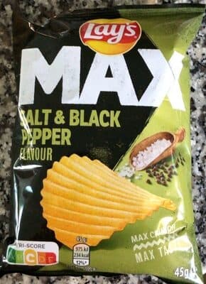 LAYS Max Salt & Black Pepper 45 G