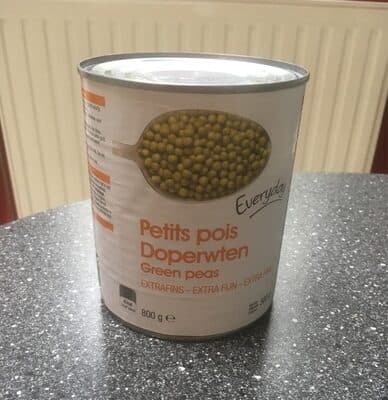 EVERYDAY Garden Peas Conserves 800 G