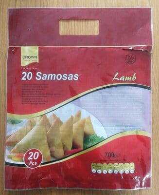 Crown Samosa Vlees 20PCS