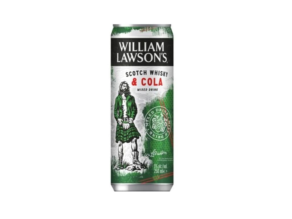 William Lawson's Whisky & Cola 5% 25 CL