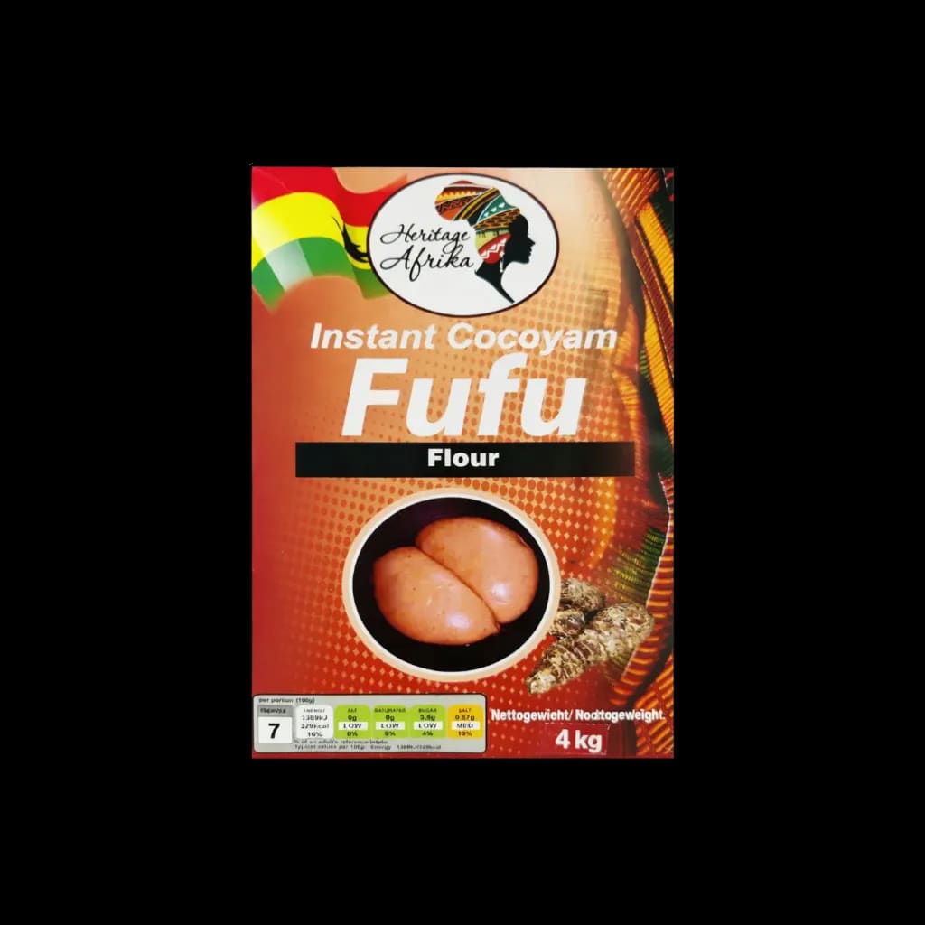 Heritage Africa Cocoyam FUFU Meel 4 KG