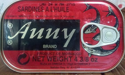 Anny Sardines A L'olie 125 G
