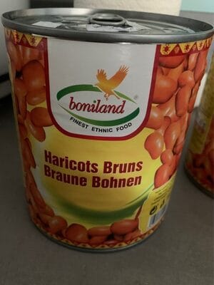 BONILAND Haricots Bruns 820 G