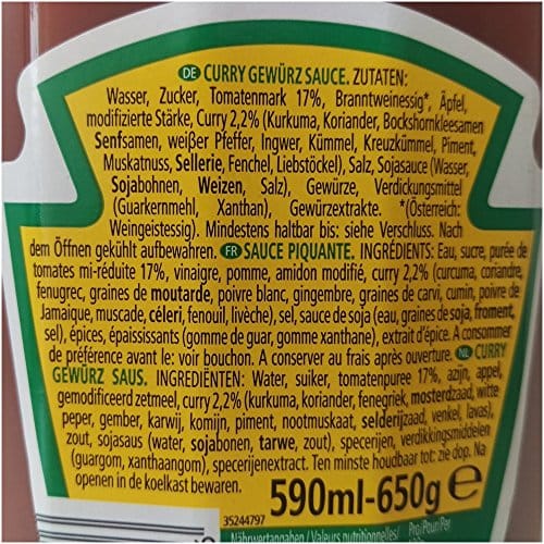HEINZ Ketchup Curry 590 ML