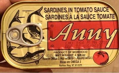 Anny Sardines A la Sauce Tomate 125 G