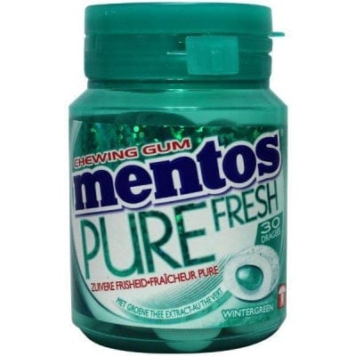MENTOS Gum Pure Wintergreen 30