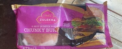 Zulekha Bœuf Quarter Burger 678 G