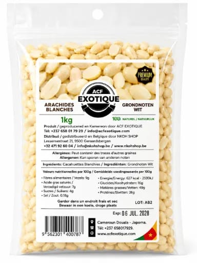 Acf Arachides Blanches 1 KG