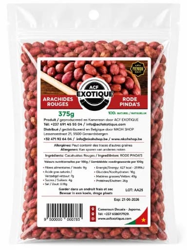 Acf Arachides Rouges 375 G