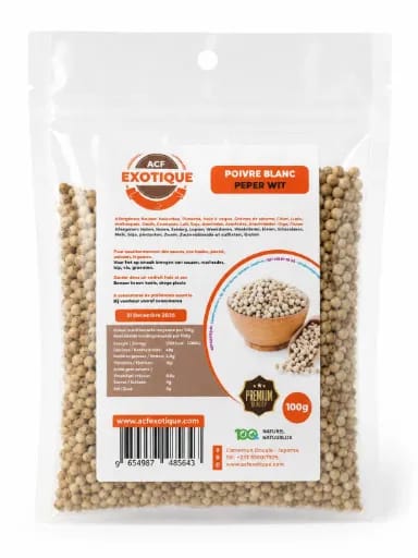 Acf Poivre Blanc Penja 100 G