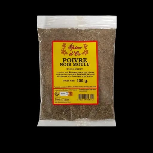 Acf Poivre Noir Moulu 100 G