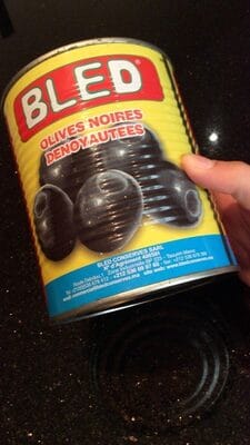 Olives Noires Denoyautes Bled 850 G