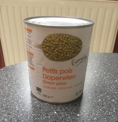 EVERYDAY Doperwten Conserves 800 G