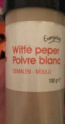 EVERYDAY Poivre Blanc 100 G