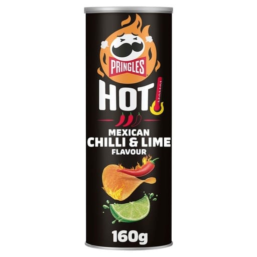 PRINGLES Hot Mexican Chilli & Lime Sharing Crisps, 160g