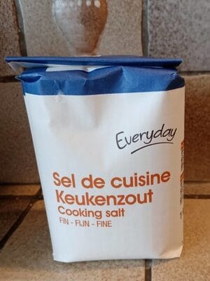 EVERYDAY Zout de Cuisine Fin 1 KG