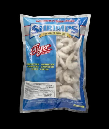 Tiger Brand Vannamei Shrimps Pnd 21/25 Iqf 1 KG